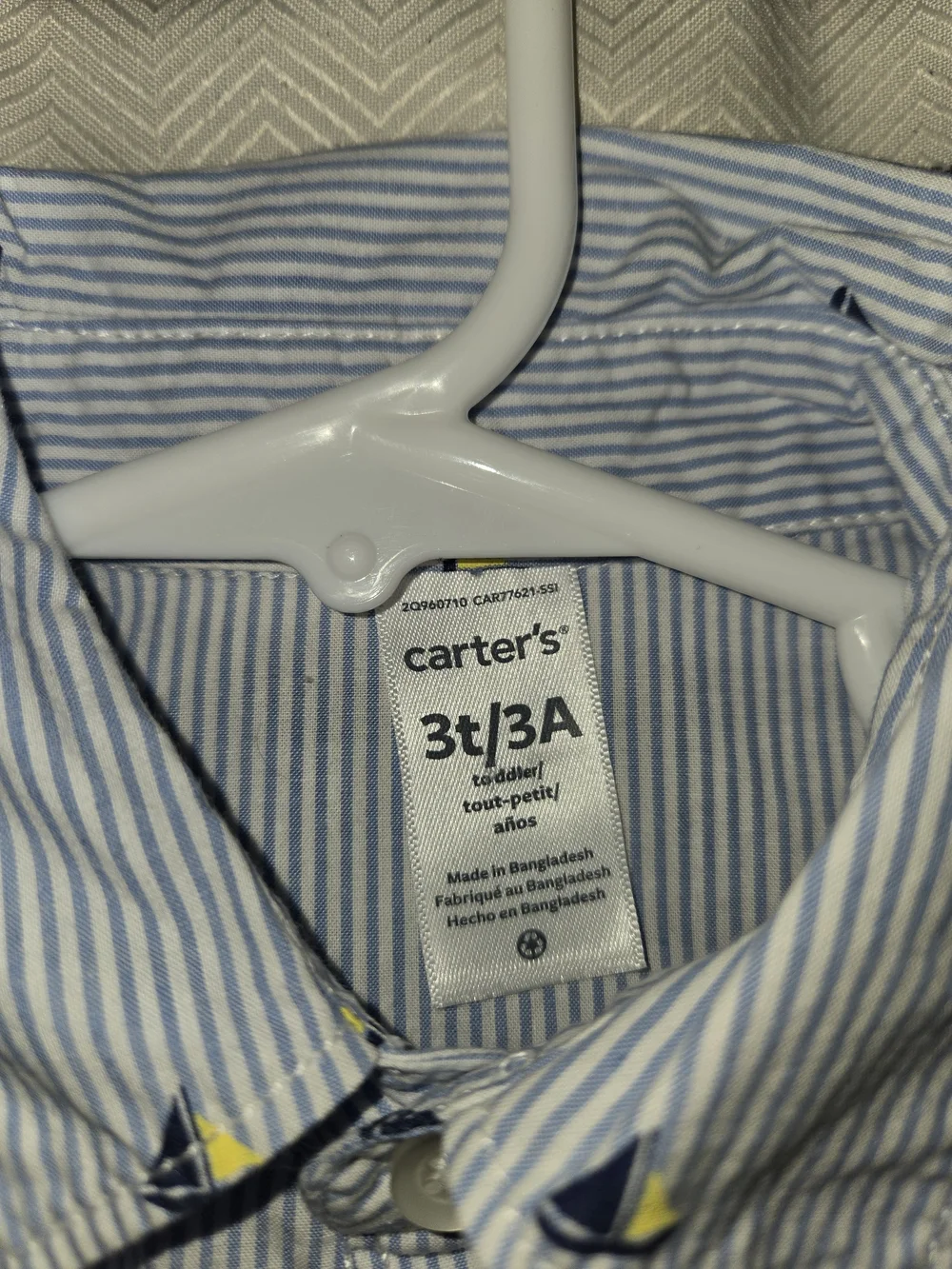 toddler boy's shirt